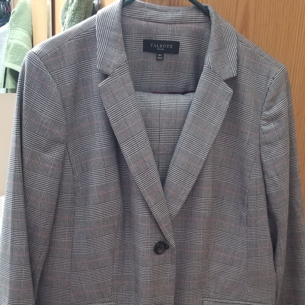 TALBOTS 'Glen Plaid' Two-Button suit
